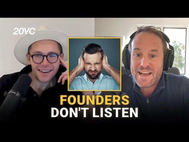 Only 15% of Founders Listen to their VCs | Jason Lemkin