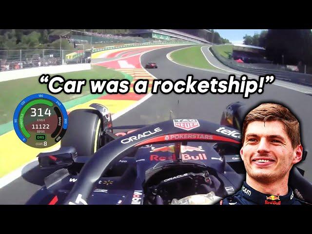 What's it like to drive a rocketship in a F1 race?