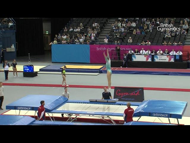 Bryony Page GOLD - 2018 Trampoline British Championships