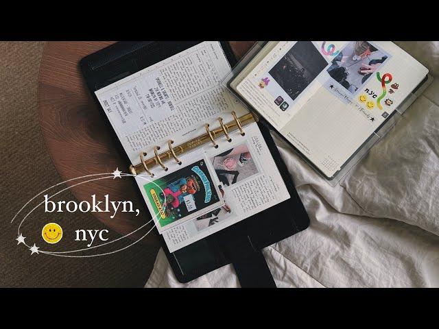 five days in brooklyn, nyc | stationery fest, hobonichi 2025, travel journalling 