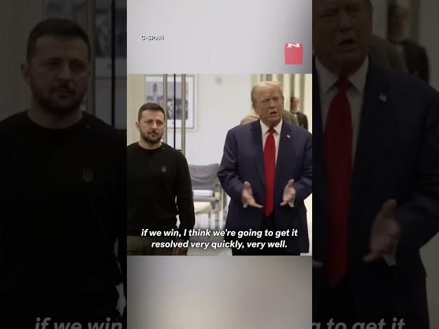 Trump Has Awkward Moment With Ukrainian President Zelensky