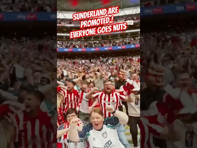 Sunderland Promoted! Everyone Goes NUTS | Epic Fan Reactions and Epic Music #sunderland #safc