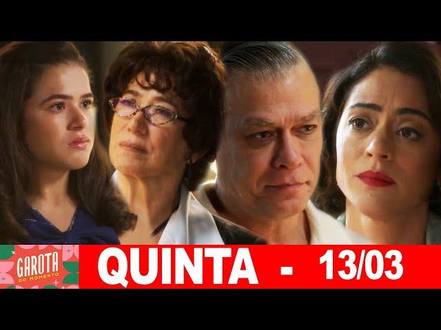 GAROTA DO MOMENTO | Capitulo de hoje | Quinta - Feira (13/03/2025) RESUMÃO