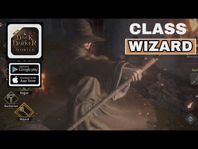 Dark And Darker Mobile Gameplay Class wizard  ( Global Version ) Beta Test For Android/ios 2024