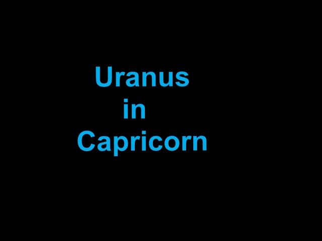 secret of | Uranus in  Capricorn #astrologyforecast #science #astrologypredictions