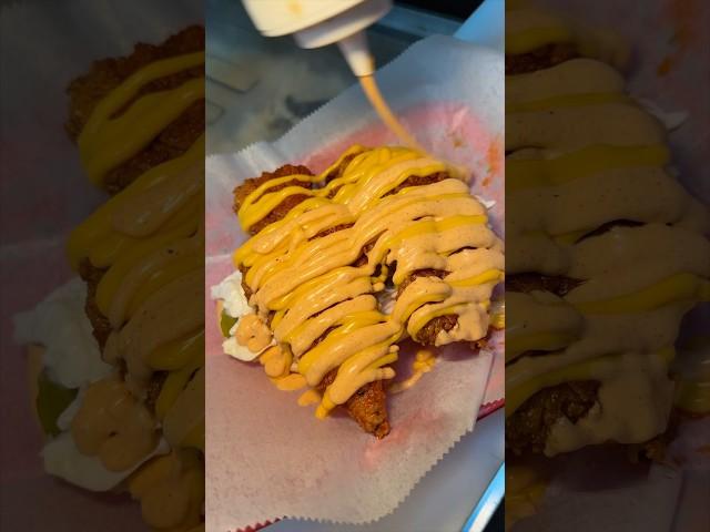 The NASHVILLE SUPREME SANDWICH from Chicky’s NYC in Queens!  #DEVOURPOWER
