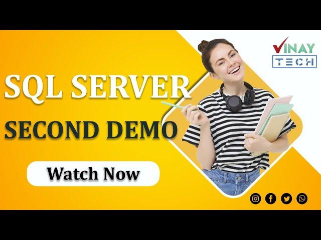 SQL Server Second Demo | 25th April 2025 | Vinay Tech