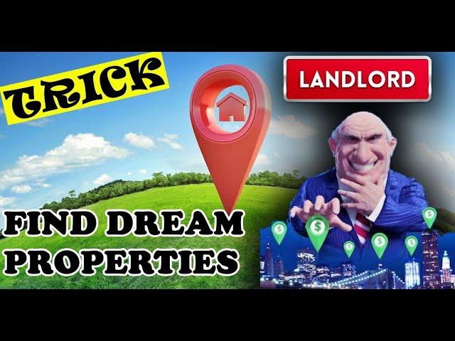 Landlord Tycoon | Map based TRICK | How to find Property of Desired Category Ft. Marketplace