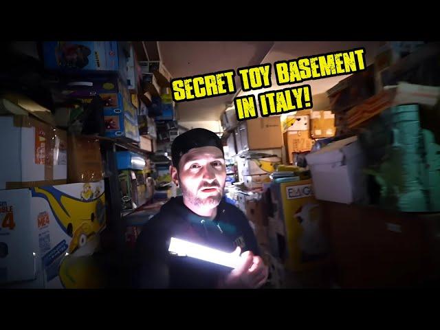 Unearthing a Hidden Trove of Vintage Toys in a Secret Basement!  Attic Invaders Euro trip #1