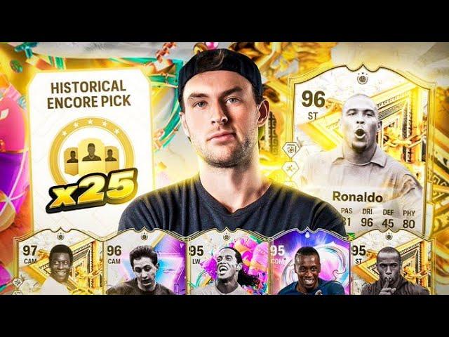 25 x Historical Encore Icon Player Picks on the SAME Account! 