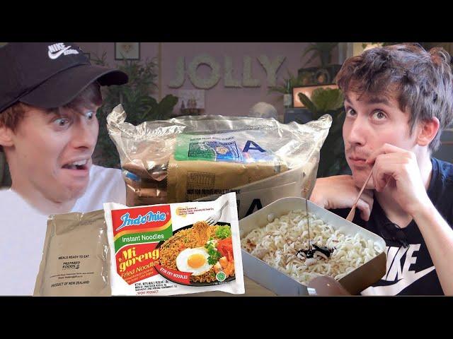 Australian Army Rations = instant noodles!?