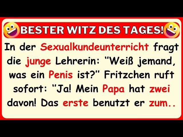  BESTER WITZ DES TAGES! Fritzchen schockiert seine junge Lehrerin im Sexualkundeunterricht...