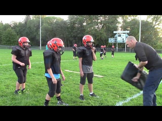 Youth Football Drills ::  Offensive Line Practice