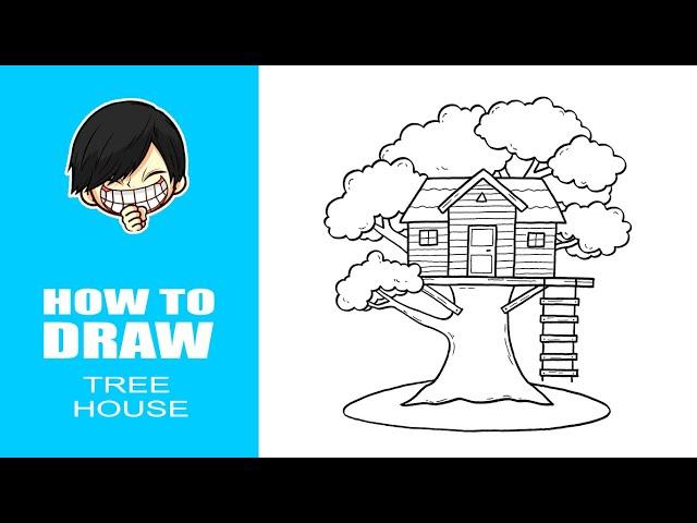 How to draw Tree House