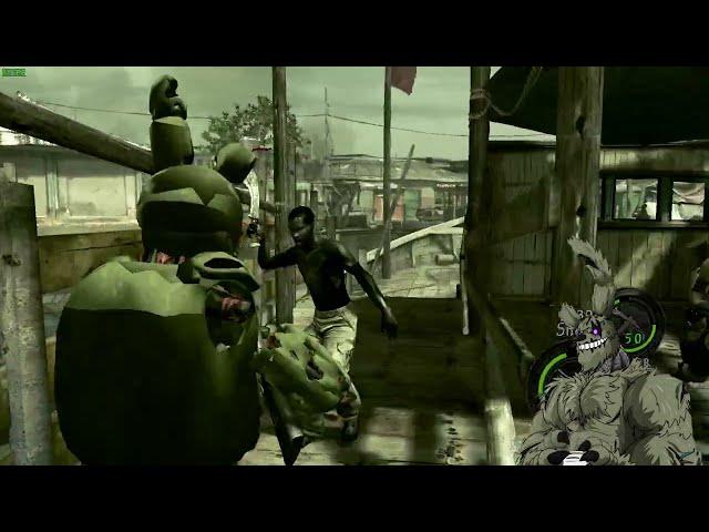 RESIDENT EVIL 5 FNAF EDITION -  EPISODE 2 SPRINGTRAP CAN BEAT DOWN ZOMBIES