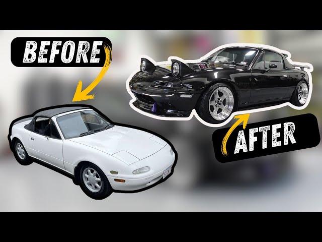 Mazda Miata Build In 10 Minutes! (Insane Transformation)