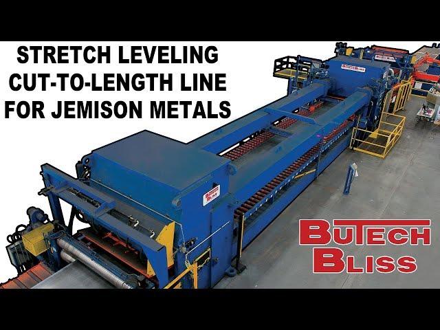 Stretch Leveler Cut-To-Length Line For Jemison Metals | Butech Bliss