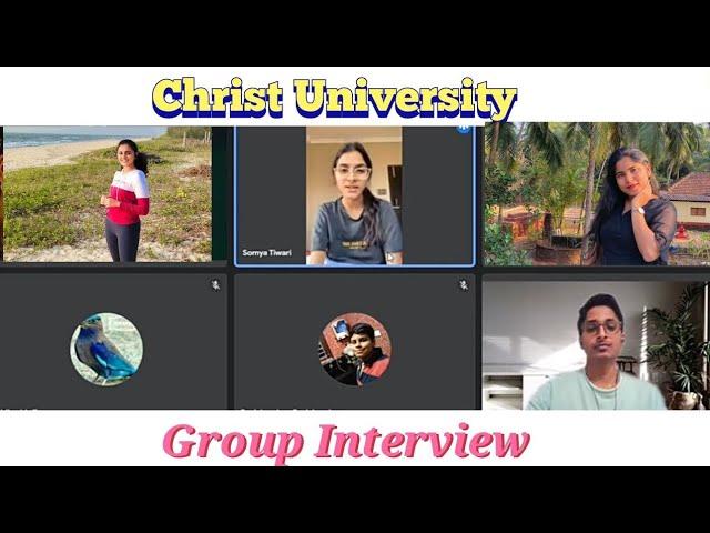 Christ University Group Interview||Interview & Micro presentation|| Vaibhaw Siddharth