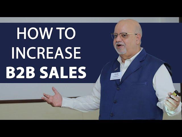 HOW TO INCREASE B2B SALES | SURESH MANSHARAMANI