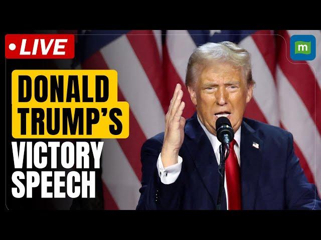 Live: Donald Trump speech: US president Trump addresses supporters after trouncing Kamala Harris