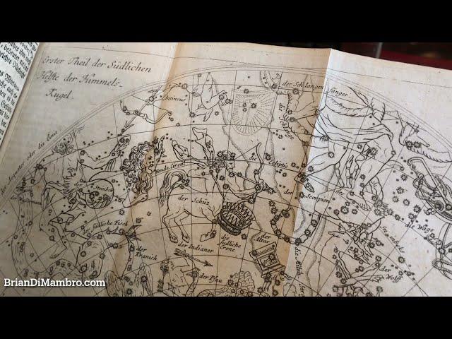 Rare German Geography with Maps 1749 Schau-Blatt der Natur | Brian DiMambro Virtual Book Tour