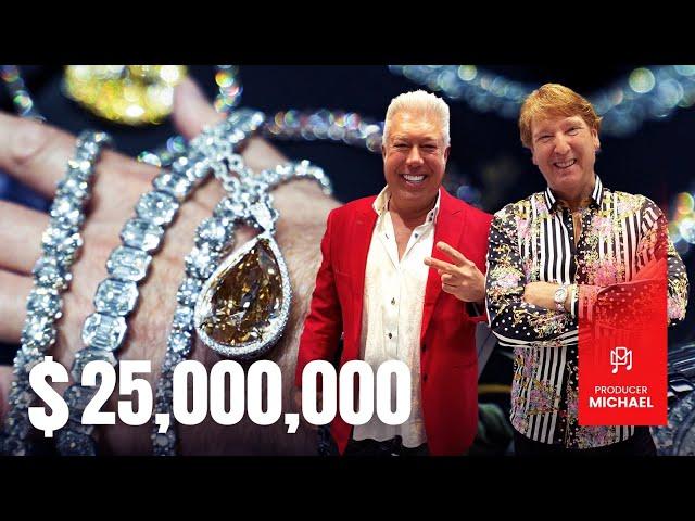 $25MILLION IN DIAMONDS IN ONE HAND!!