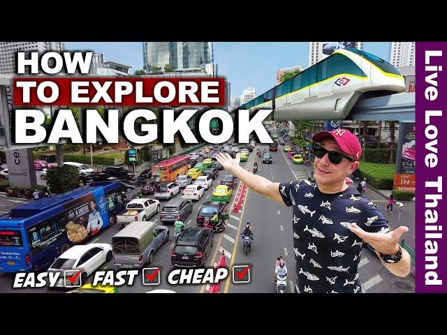 How Easy To Explore BANGKOK Now | New Trains Takes You Everywhere #livelovethailand