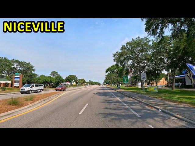 Niceville Florida Driving Through