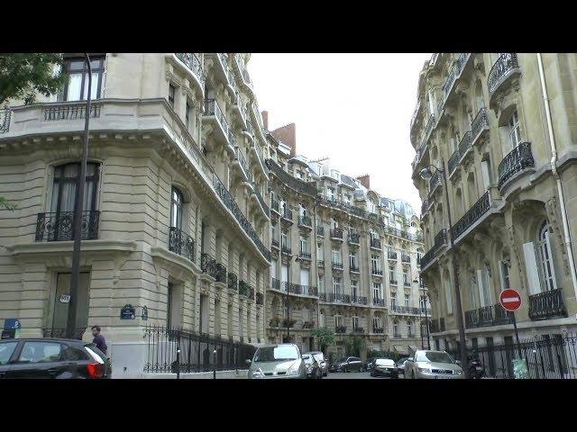 Walk around Paris France. 16th arrondissement.