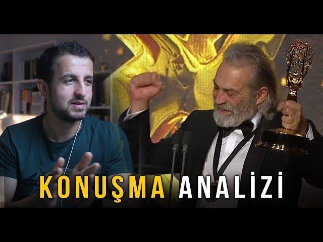 Haluk Bilginer Emmy Konuşması- İngilizce Analizi - TEPKİ