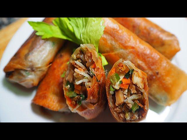 HOW TO MAKE THIS DELICIOUS LUMPIANG TOGUE RECIPE | VEGETABLE SPRING ROLL | FOODNATICS