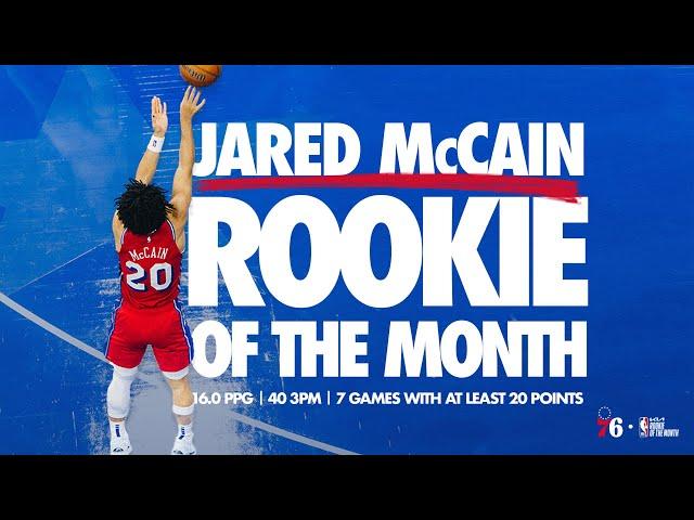 Jared McCain: Rookie of the Month Highlights | October/November