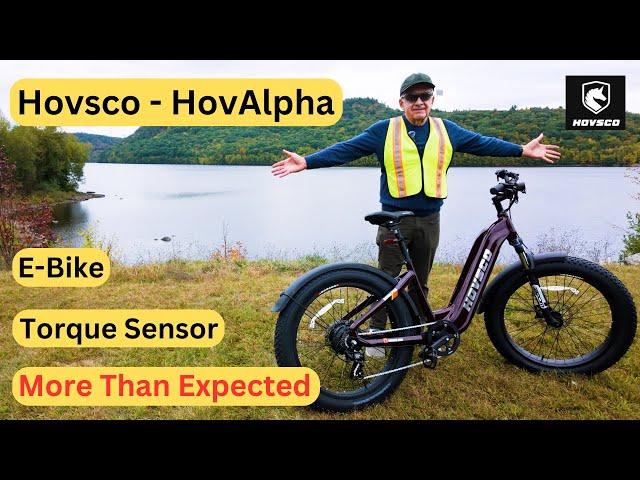 HovAlpha Step Thru E-bike - Torque Sensor Beast - 60-80 Mile Range