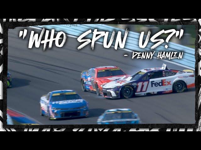 'Who spun us?' - Denny Hamlin | NASCAR's RADIOACTIVE from Watkins Glen