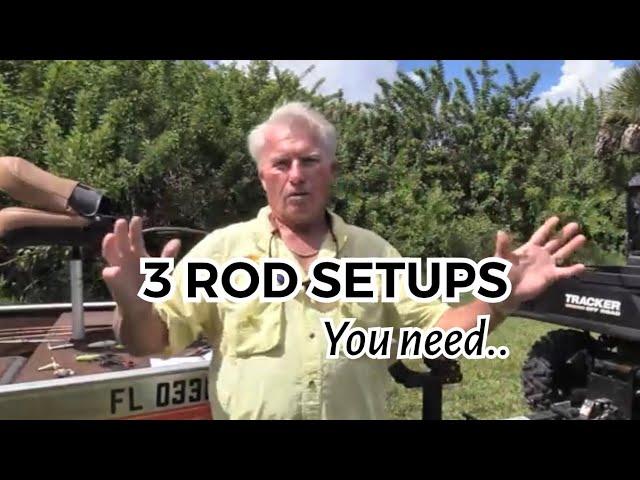 Three Rods for all your Tackle