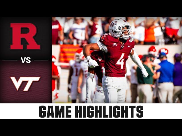 Rutgers vs. Virginia Tech Game Highlights | 2024 ACC Football