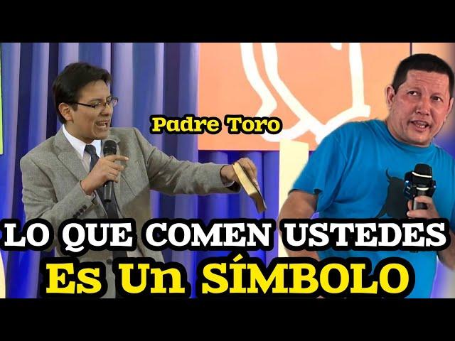 Pastor ADVENTISTA Refuta al PADRE LUIS TORO Negando Que CRISTO ESTÁ EN LA HOSTIA 