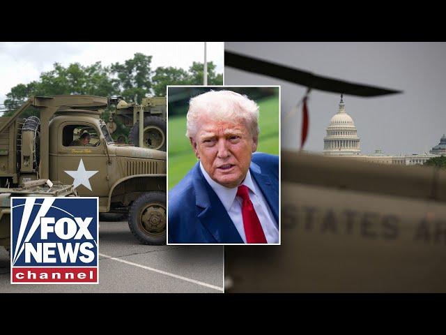 WATCH: Trump's military parade begins in DC honoring the army's 250th anniversary