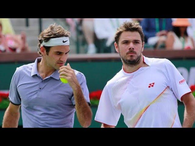 Roger Federer vs Stan Wawrinka at their best #tennisplayer #games #sports