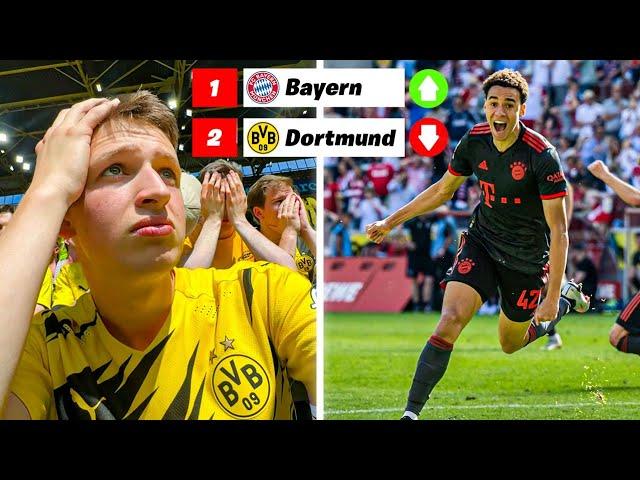 BAYERN SCORE 89TH MIN WINNER to STOP DORTMUND TITLE