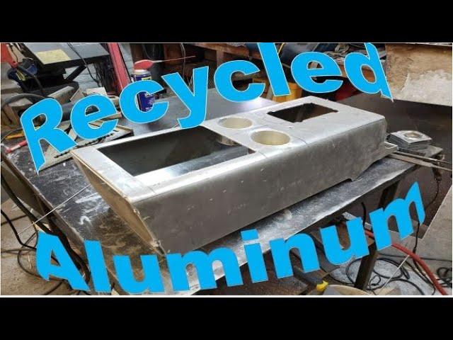 Fabrication of an all Aluminum Custom Center Console from Recycled Material!