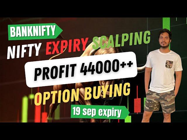 Nifty Expiry || Option Buying || Live Option Scalping || 19 sep || #banknifty #nifty #scalping