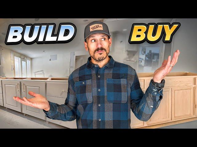 Cheaper to Build or Buy Kitchen Cabinets?!