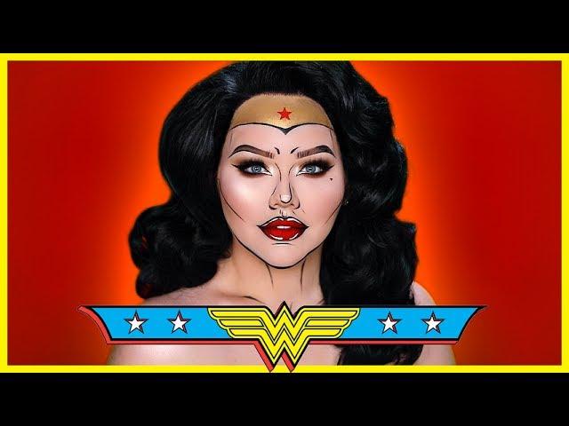 WONDER WOMAN Comic Inspired Makeup Tutorial