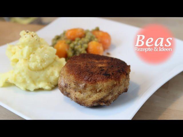 Panierte FRIKADELLEN Rezept - Buletten panieren - Paniermehl | Beas Rezepte