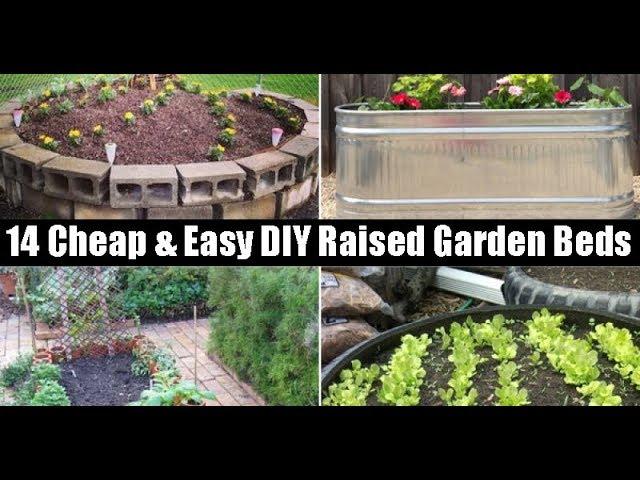 14 Cheap & Easy DIY Raised Garden Beds