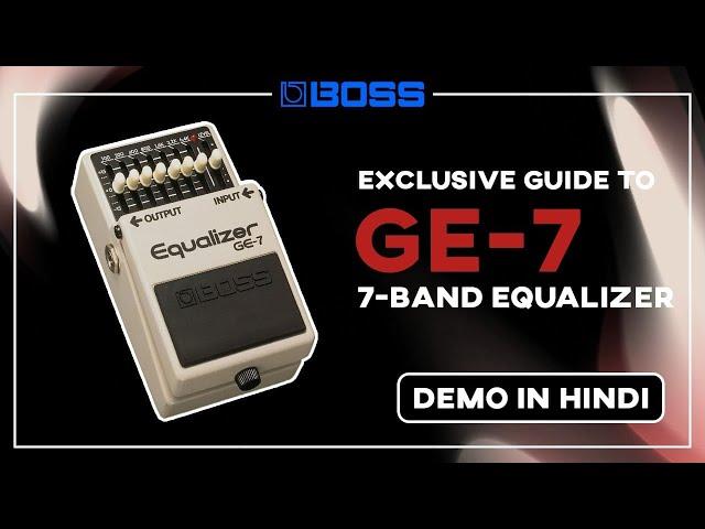 Boss GE 7 Graphic Equalizer Demo