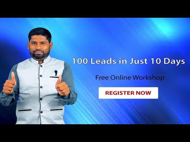 How to generate 100 Leads in Just 10 days