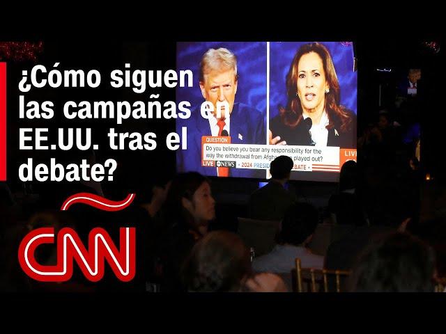 Debate en EE.UU.: ¿Harris y Trump cambiarán sus estrategias?