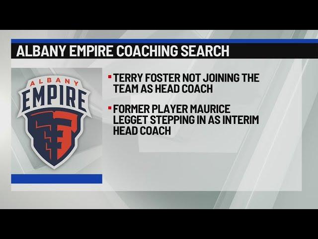 Albany Empire coaching search